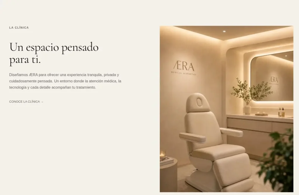 Espacio de atención de la clínica conceptual ÆRA